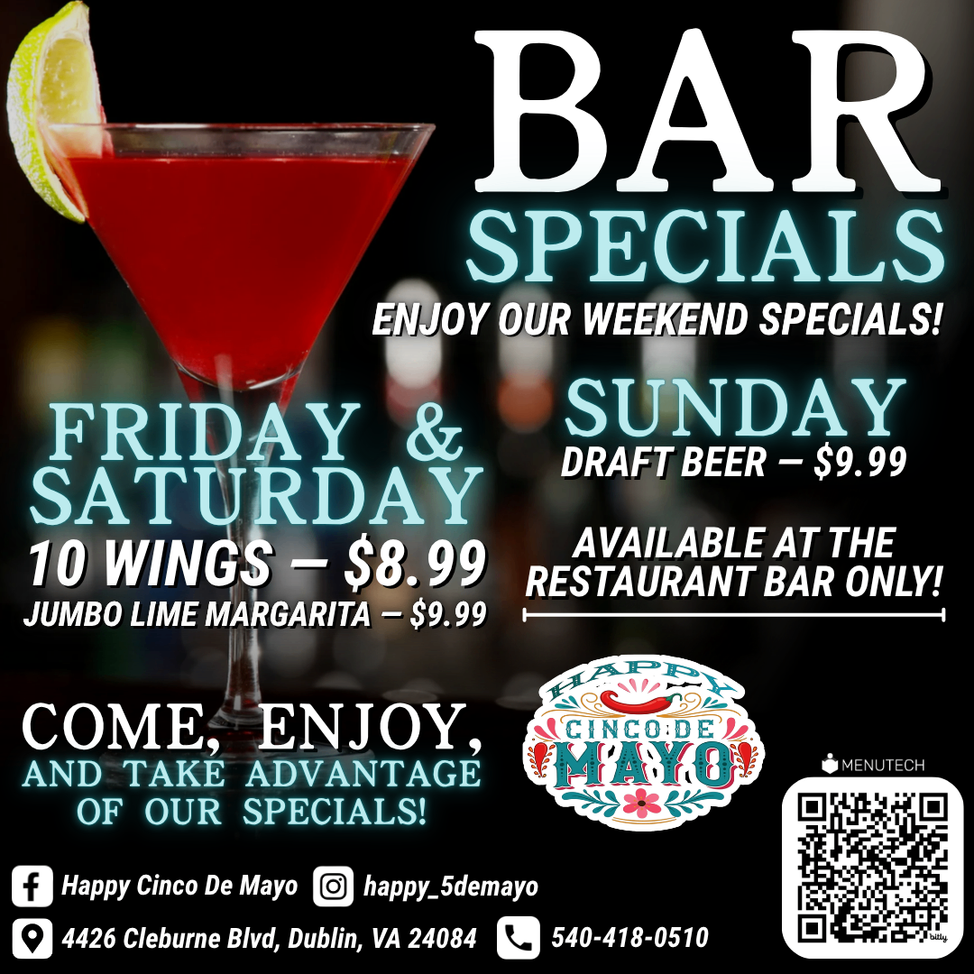 Happy Cinco De Mayo Special Flyer
